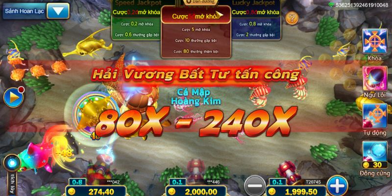 Thể loại Jackpot đánh cá siêu độc lạ