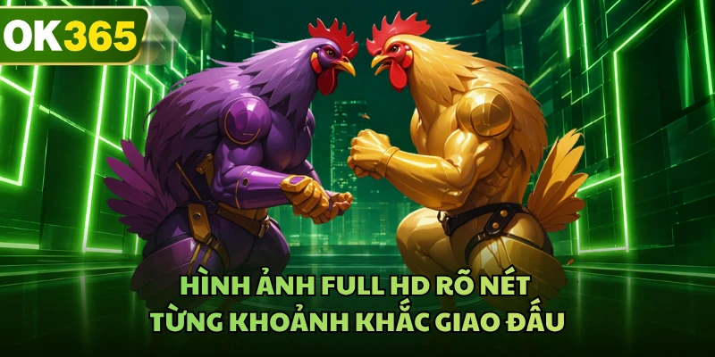 Hình ảnh Full HD rõ nét từng khoảnh khắc giao đấu